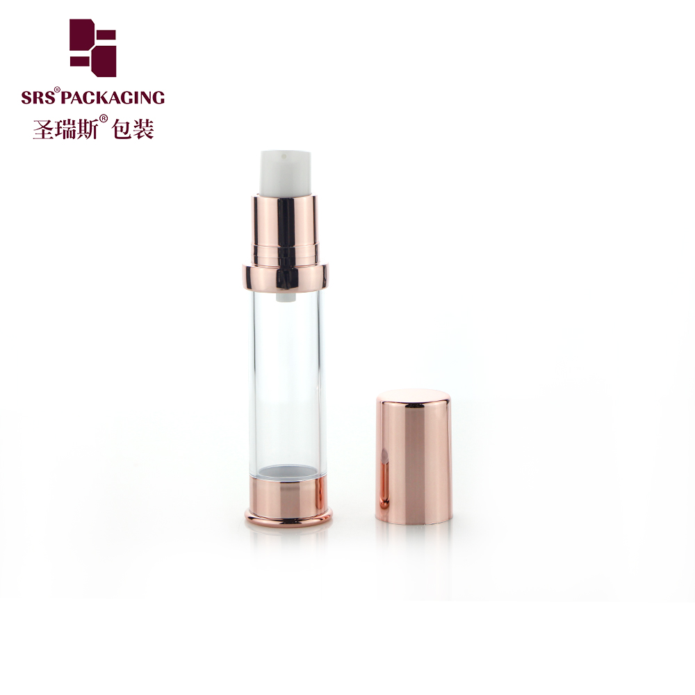 AS plastic 10ml15ml 20ml 30ml Custom Cosmetic Lotion Spray Airless Pump Bottle