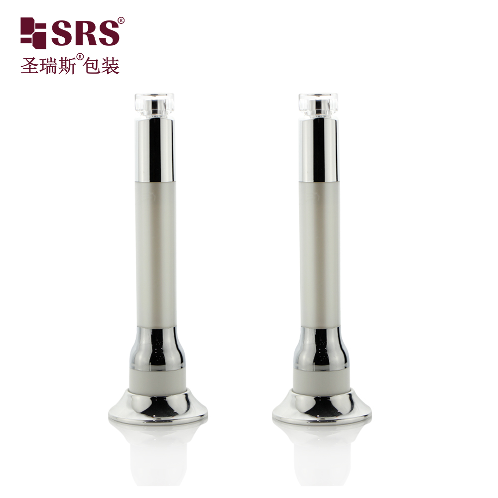 NEW Vibrating Roll On Bottles 15ml With Infrared For Eye Cream Cosmetic Airless Pump Bottle