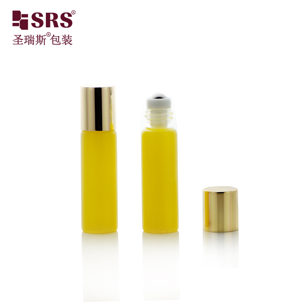 Factory Manufacturer Paint Solid Empty No Leakage Massage Eye Oil 5ml Roll On Glass Bottle