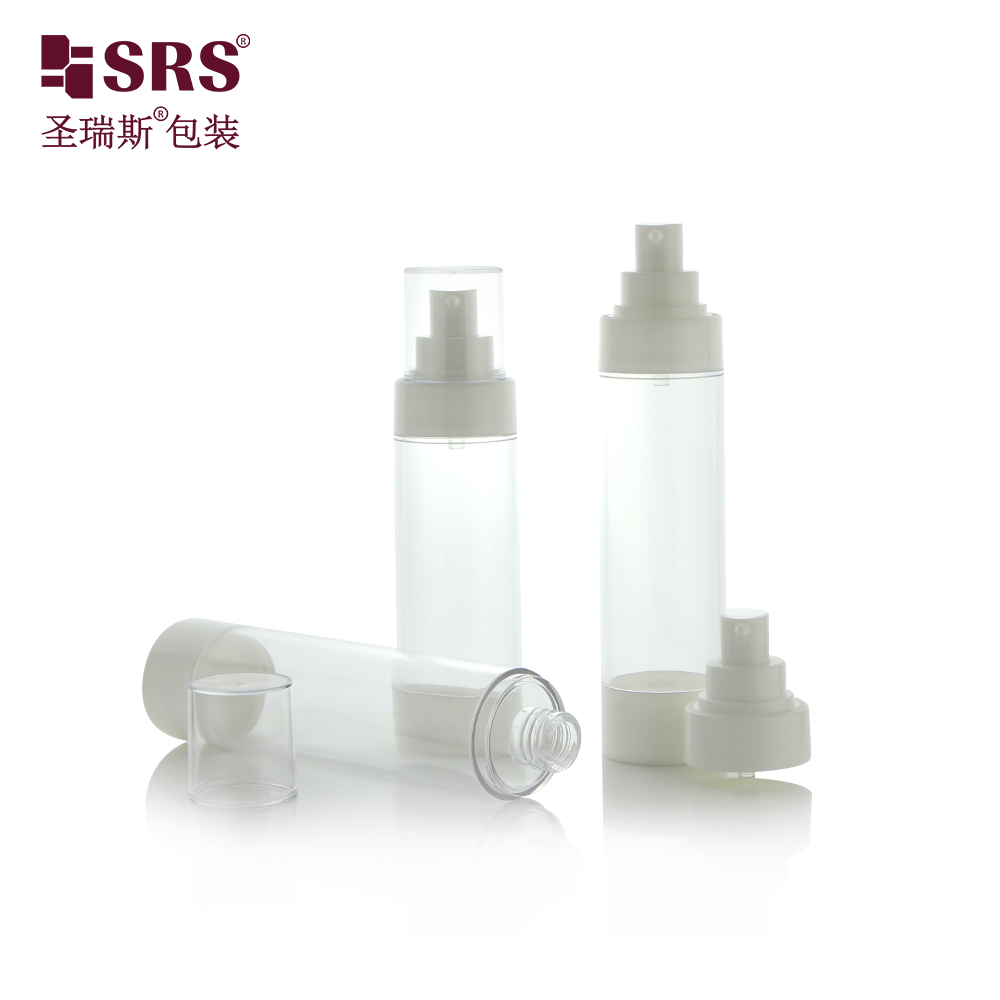 80ml 100ml 120ml Big Size Airless Bottle Plastic Airless Bottle For Cosmetic Facial Care Packaging