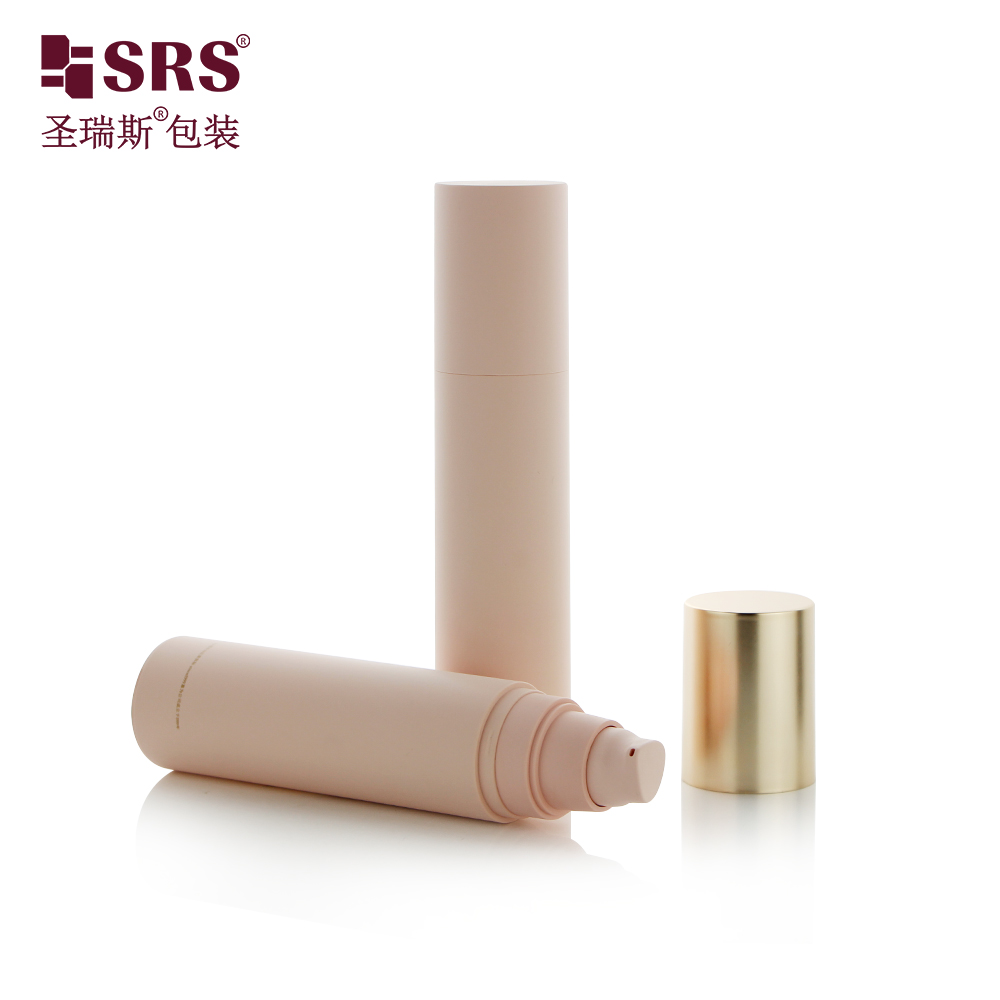 Empty AS Plastic Cosmetic Packaging Serum Lotion 30ml 50ml 60ml 80ml 100ml Vacuum Pump Airless Bottle