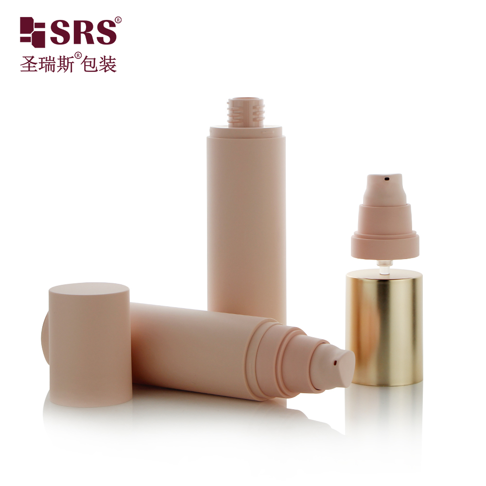 Empty AS Plastic Cosmetic Packaging Serum Lotion 30ml 50ml 60ml 80ml 100ml Vacuum Pump Airless Bottle