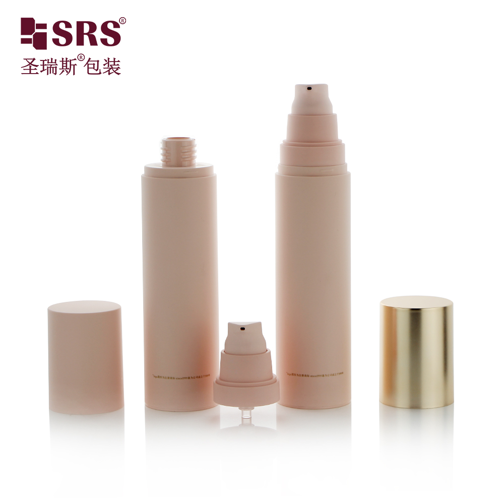 Empty AS Plastic Cosmetic Packaging Serum Lotion 30ml 50ml 60ml 80ml 100ml Vacuum Pump Airless Bottle