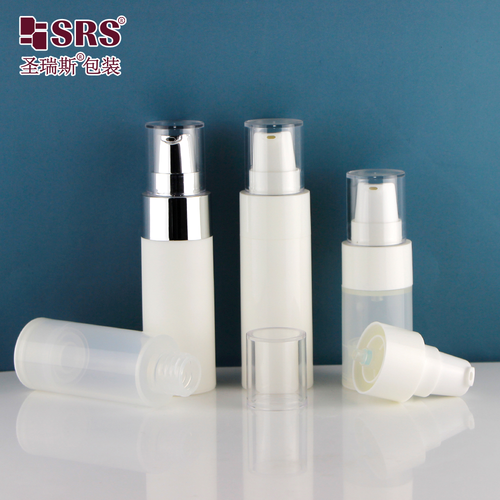 Customized PP Plastic Empty 15ml 30ml 50ml Airless Cream Bottle For Lotion Cosmetics