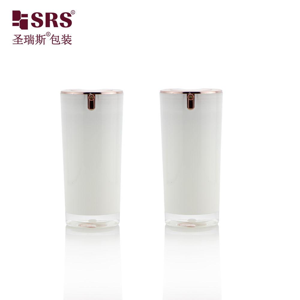 A021 Custom Luxury Cosmetic Airless Pump Bottles Packaging For Skincare 15ml 30ml 50ml