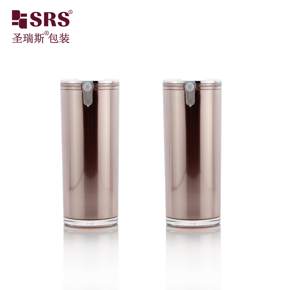 A021 Custom Luxury Cosmetic Airless Pump Bottles Packaging For Skincare 15ml 30ml 50ml