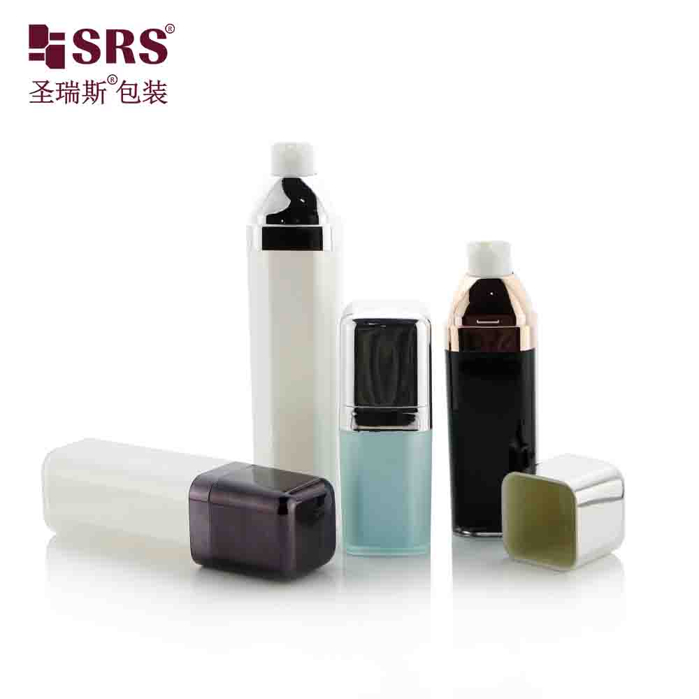 A056 Custom Luxury Cosmetic Airless Pump Bottles Packaging For Skincare 15ML 30ML50ml