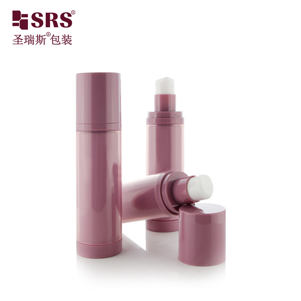 New Design 30ML 50ML 100ML PP Plastic Cosmetic Replaceable Refillable Airless Pump Bottle