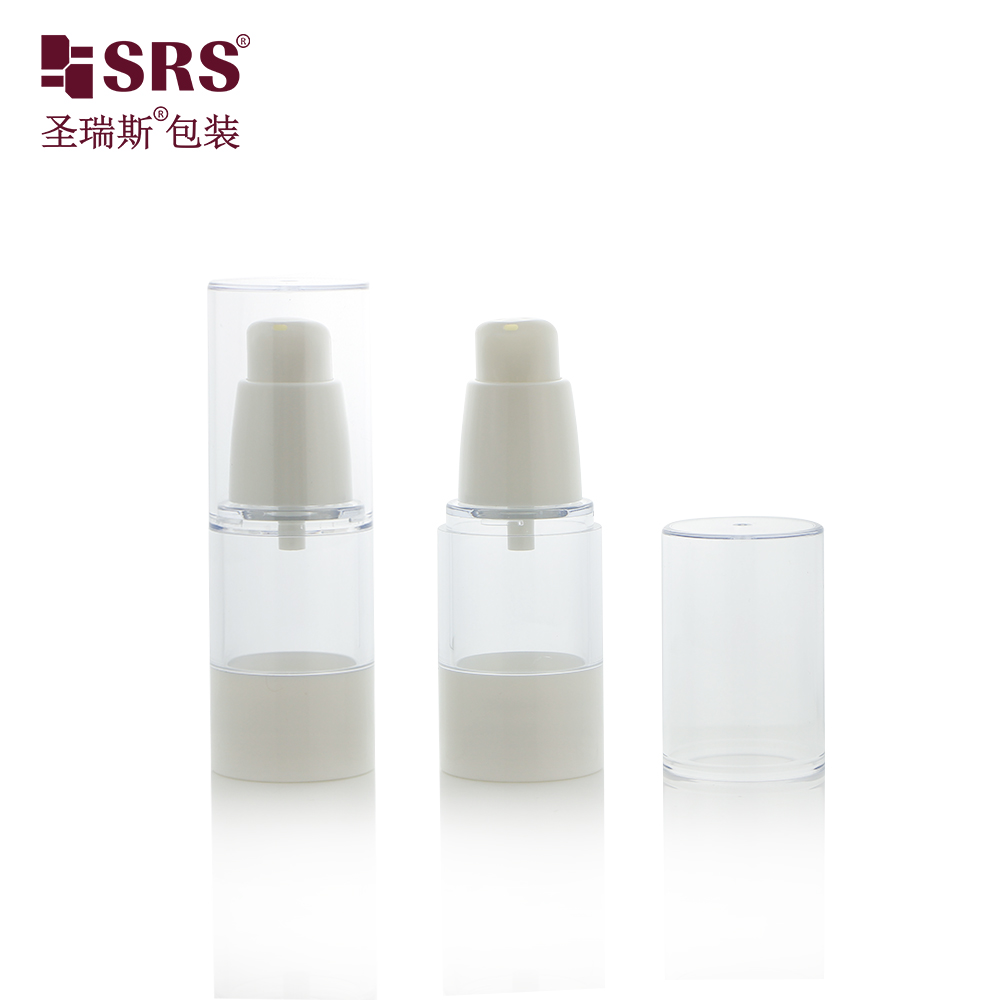 Ready To Ship Empty 15ml 30ml 50ml Skincare Cosmetic Lotion Pump Airless Bottle