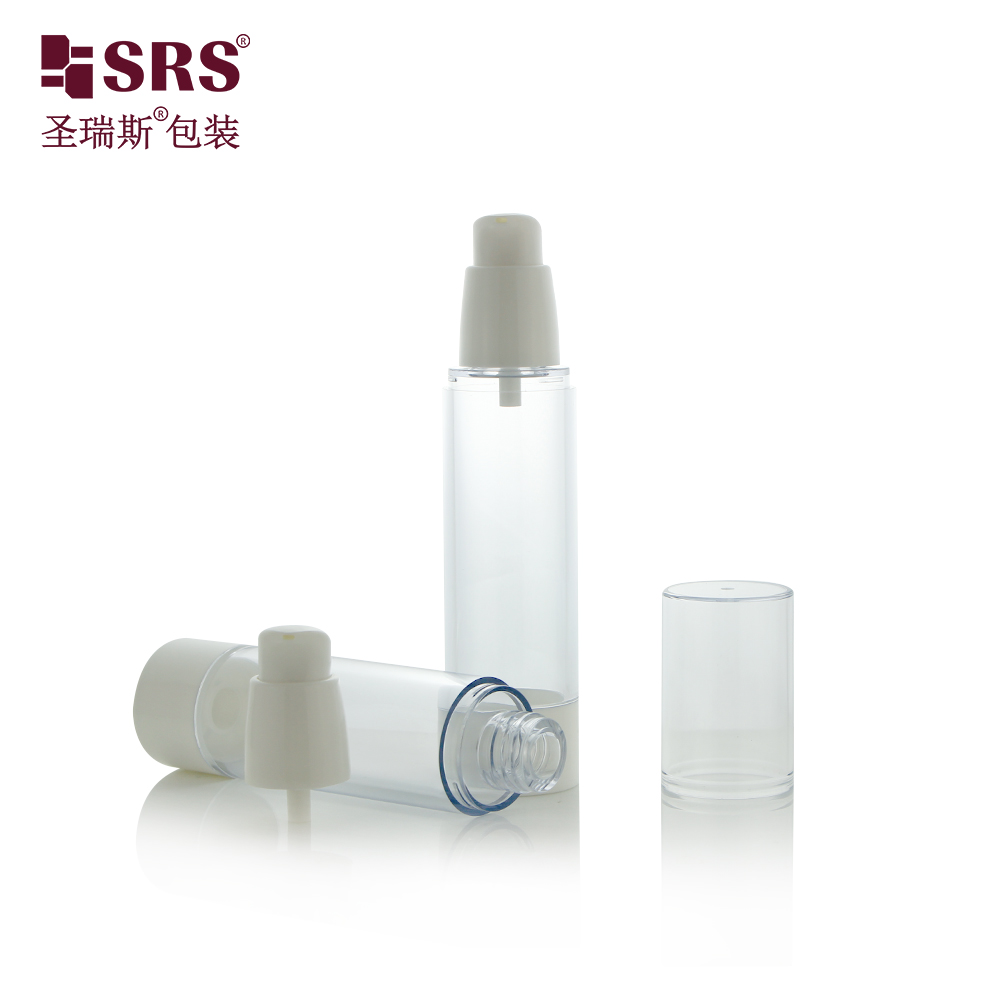 Ready To Ship Empty 15ml 30ml 50ml Skincare Cosmetic Lotion Pump Airless Bottle