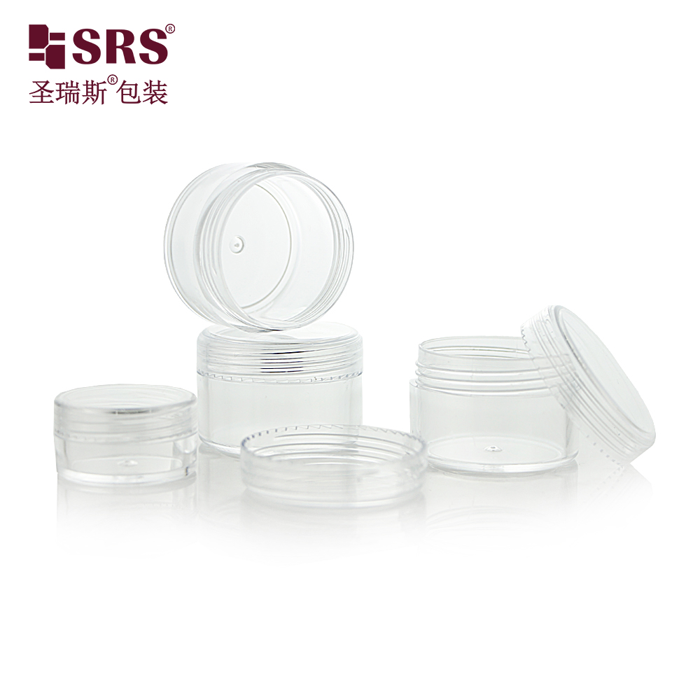 Translucent Customization Color 3g 5g Mini Make Up Nail Gel Container Small Jar 10g