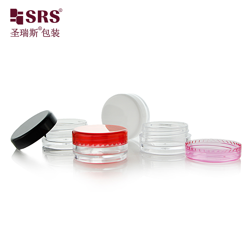 Translucent Customization Color 3g 5g Mini Make Up Nail Gel Container Small Jar 10g