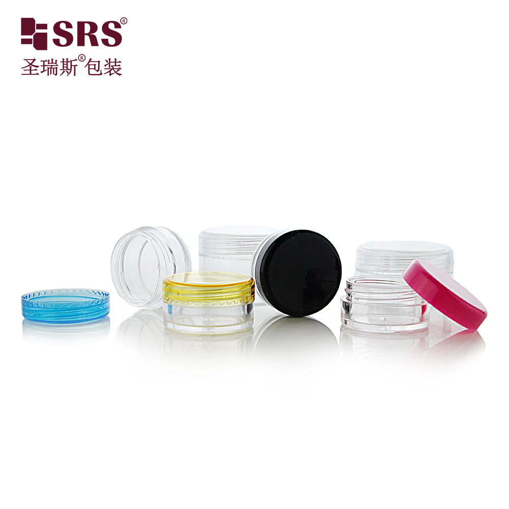 Translucent Customization Color 3g 5g Mini Make Up Nail Gel Container Small Jar 10g