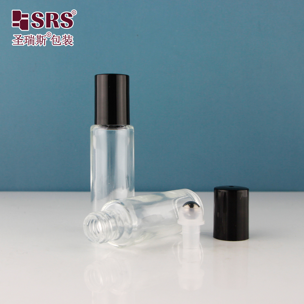 Thick Wall 8ML Round Roll On Perfume Set Sample Bottle Packaging Roll On Perfume Bottles