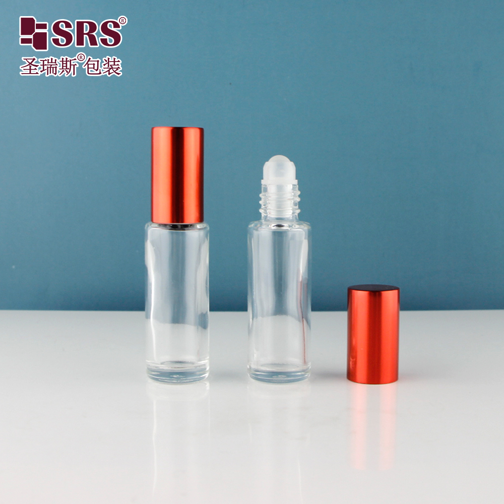 Thick Wall 8ML Round Roll On Perfume Set Sample Bottle Packaging Roll On Perfume Bottles