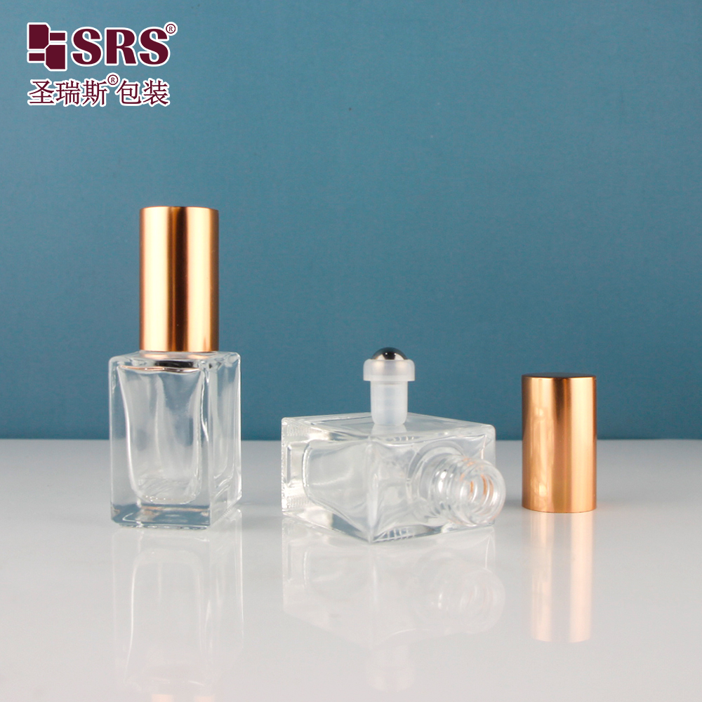 4ml Essential Oil Glass Square Roller Bottle Perfume Fancy Roll On Bottles Roll On Perfume Oil