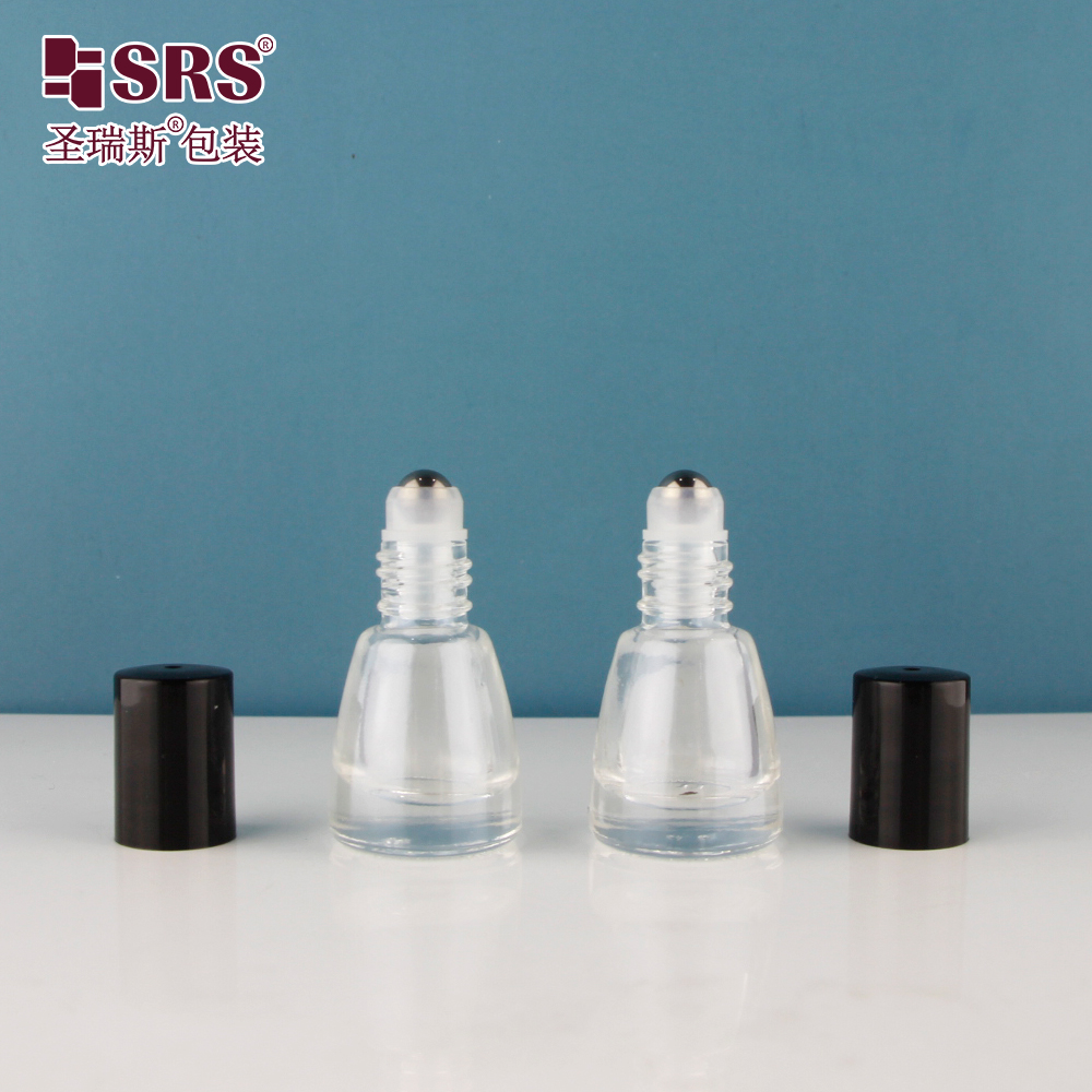 Factory Direct Sales Portable Roller Ball Glass Vial 4ml Perfume Roller Bottles For Essential Oils