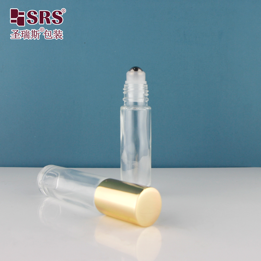 Customization Glass Empty Roller Bottle For Perfume Fragrance Oil Packaging rollon 8 ml