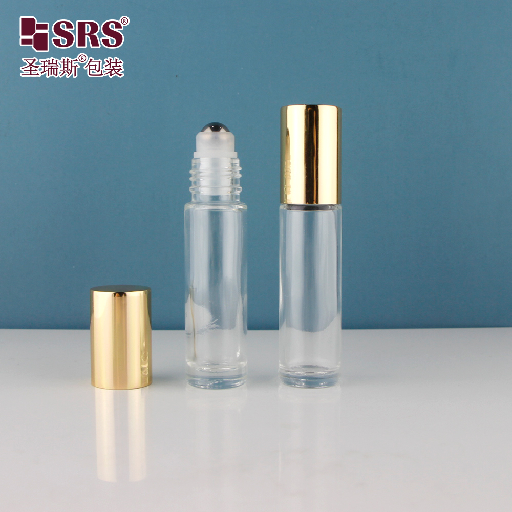 Customization Glass Empty Roller Bottle For Perfume Fragrance Oil Packaging rollon 8 ml