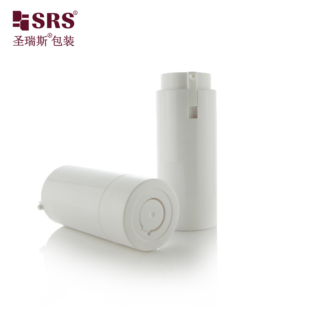 Replaceable inner 15ml cosmetics airless bottle 30ml 50ml eco friendly plastic vacuum pump packaging