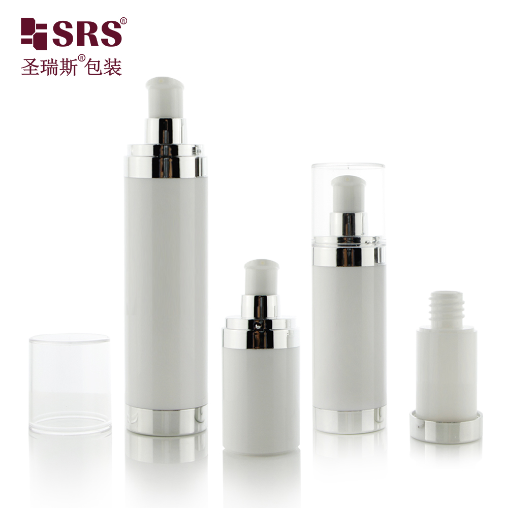 Custom Empty 15ml 30ml 50ml Cream Cosmetic Lotion Luxury Plastic AS Airless Pump Bottle