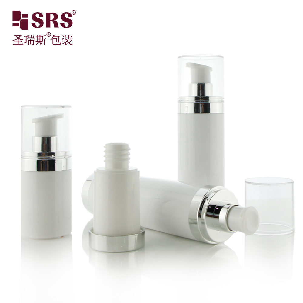 Custom Empty 15ml 30ml 50ml Cream Cosmetic Lotion Luxury Plastic AS Airless Pump Bottle