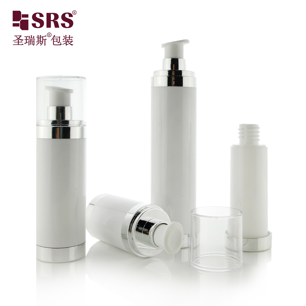 Custom Empty 15ml 30ml 50ml Cream Cosmetic Lotion Luxury Plastic AS Airless Pump Bottle