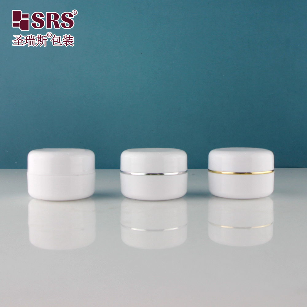 Low Moq 5g 10g 15g 20g 30g 50g 60g 100g 200g  Empty White Body Butter Jars Plastic Jar Container