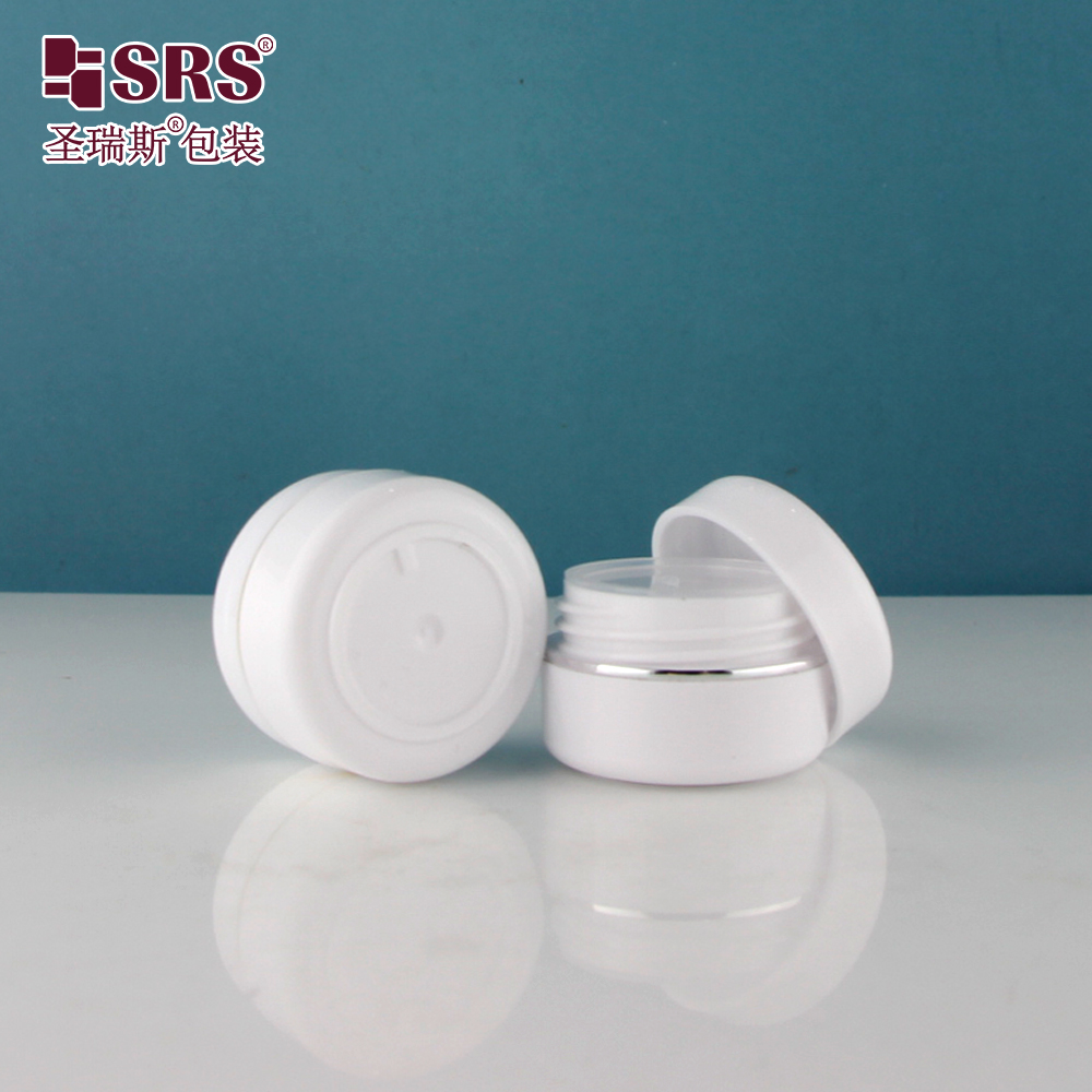 Low Moq 5g 10g 15g 20g 30g 50g 60g 100g 200g  Empty White Body Butter Jars Plastic Jar Container