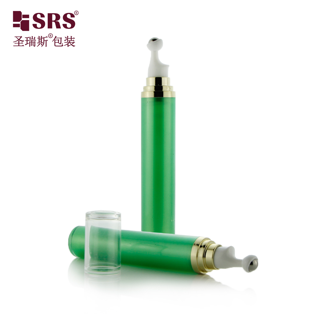 SRS PACKAGING Acrylic Empty Cosmetic Serum Roll On Eye Cream Bottle