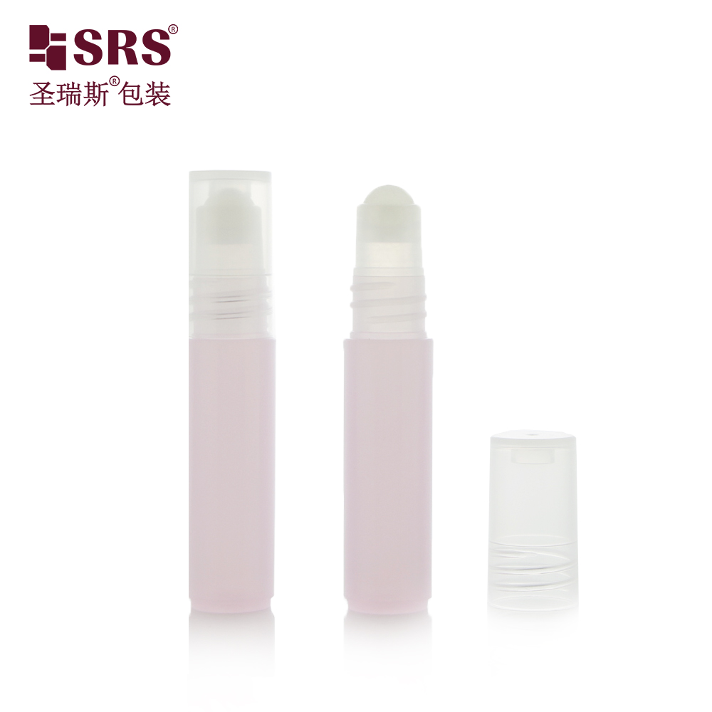 Small Travel Size Empty Cosmetic Lip Gloss Skincare Serum Roll On Packaging Roller Bottle