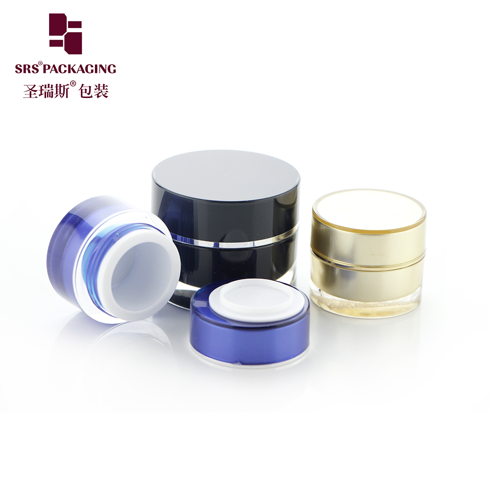 5g 10g 15g 30g 50g 100g 200g round acrylic cream container cosmetic lotion jar