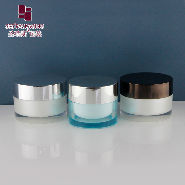 5g 10g 15g 30g 50g 100g 200g round acrylic cream container cosmetic lotion jar