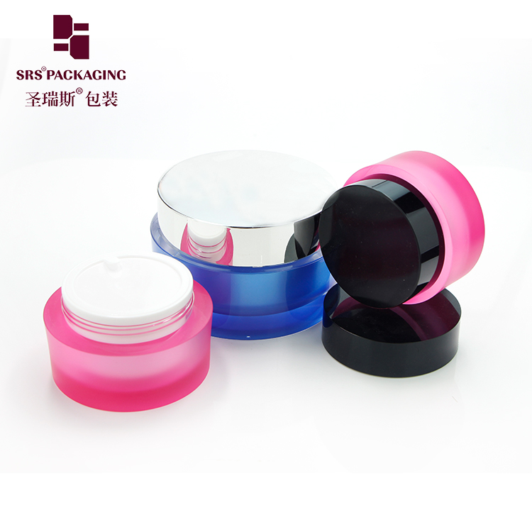 Factory 15g 30g 50g Custom Skin Care Cream Acrylic Jar Cosmetic Packaging Wholesale Cream Jar