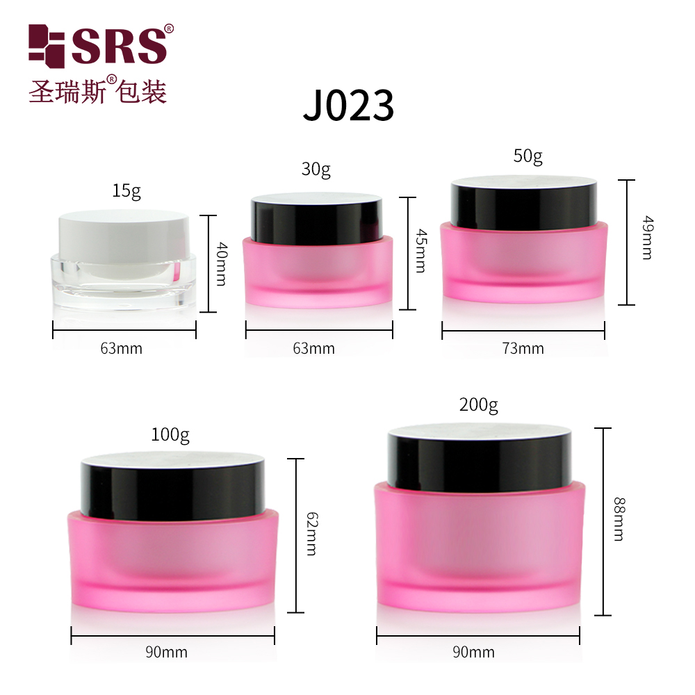 Factory 15g 30g 50g Custom Skin Care Cream Acrylic Jar Cosmetic Packaging Wholesale Cream Jar