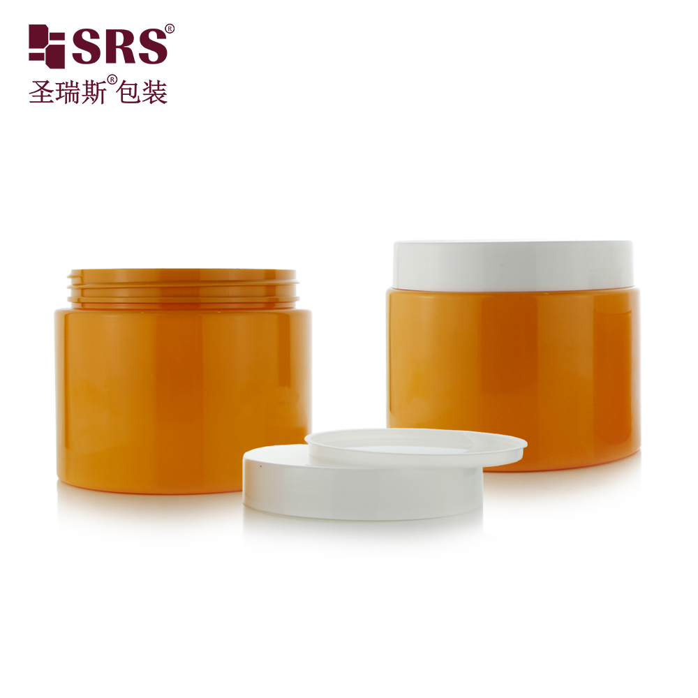 100g 150g 200g 300g Plastic Empty Recycled Material Body Scrub Container PET Cosmetic Jars