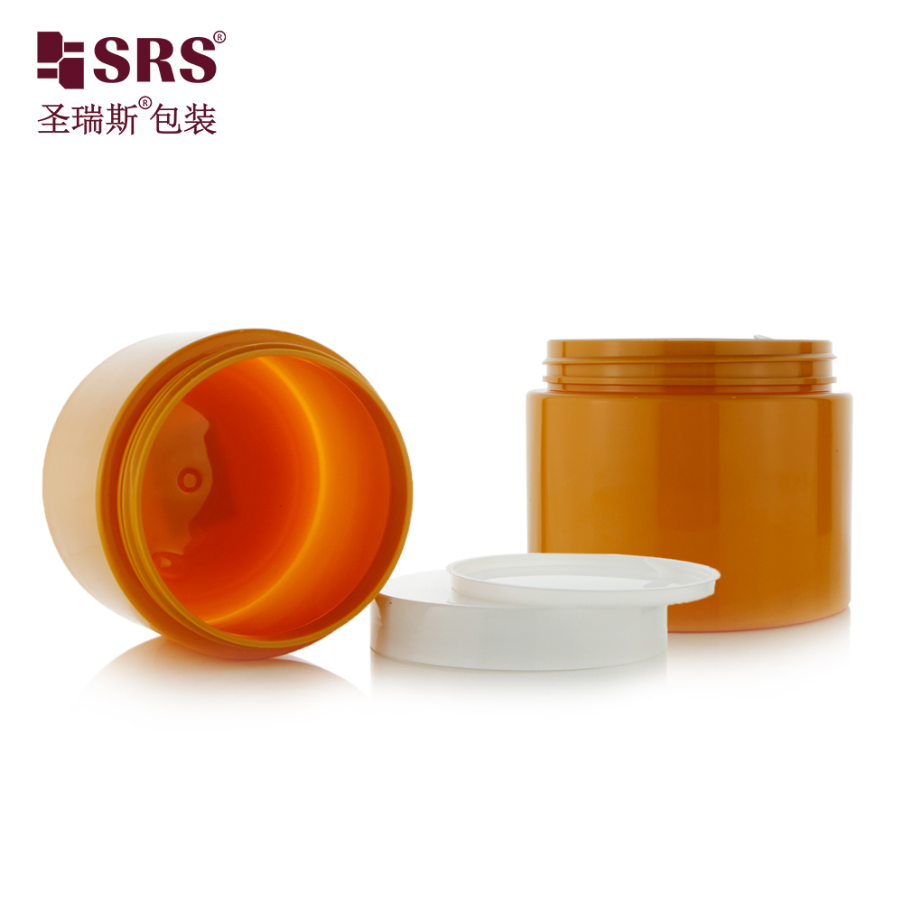 100g 150g 200g 300g Plastic Empty Recycled Material Body Scrub Container PET Cosmetic Jars