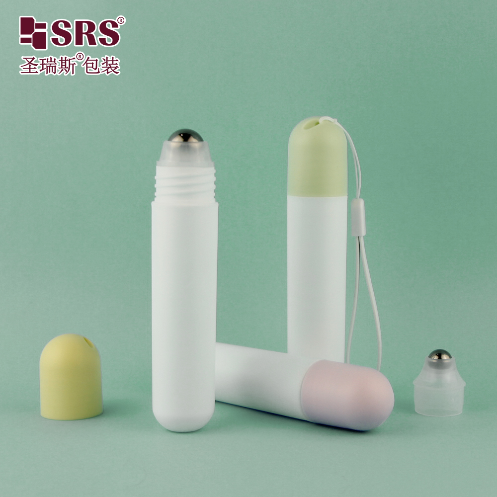 25ml New Arrival Round Top Cap With Rope Empty Customization Deodorant Bottle Roller