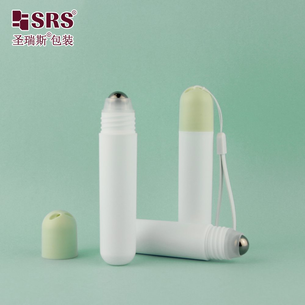 25ml New Arrival Round Top Cap With Rope Empty Customization Deodorant Bottle Roller