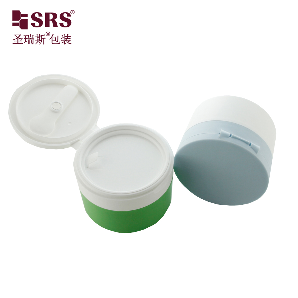 120g Round PP Cosmetic Jar With Flip Top Cap Face Cream High Quality Skin Care Packaging