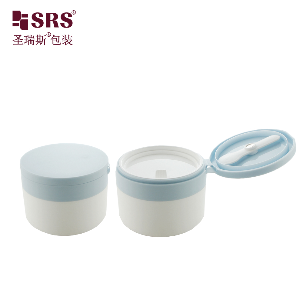 120g Round PP Cosmetic Jar With Flip Top Cap Face Cream High Quality Skin Care Packaging
