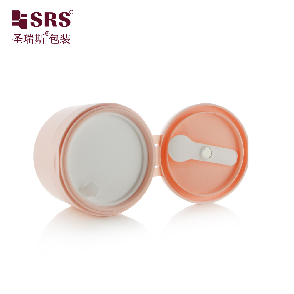 120g Round PP Cosmetic Jar With Flip Top Cap Face Cream High Quality Skin Care Packaging