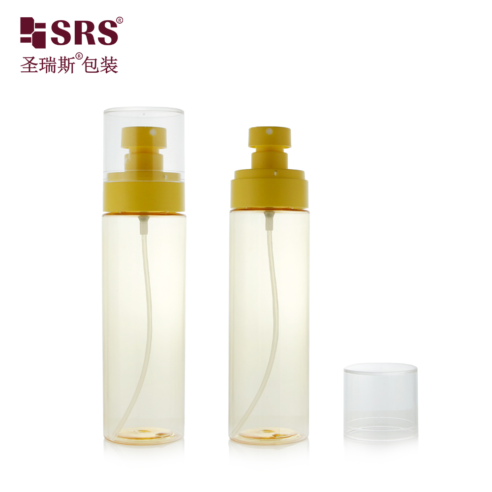 5oz empty plastic packaging 150ml luxury pet bottle customize decoration