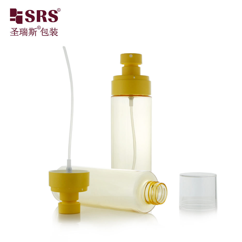 5oz empty plastic packaging 150ml luxury pet bottle customize decoration