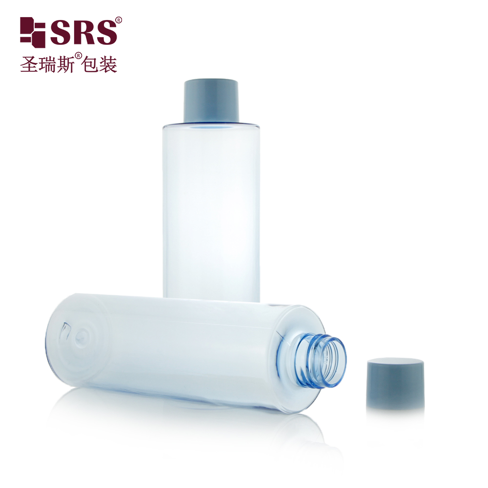 Skincare toner 200ml empty container packaging squeeze bottle pet plastic