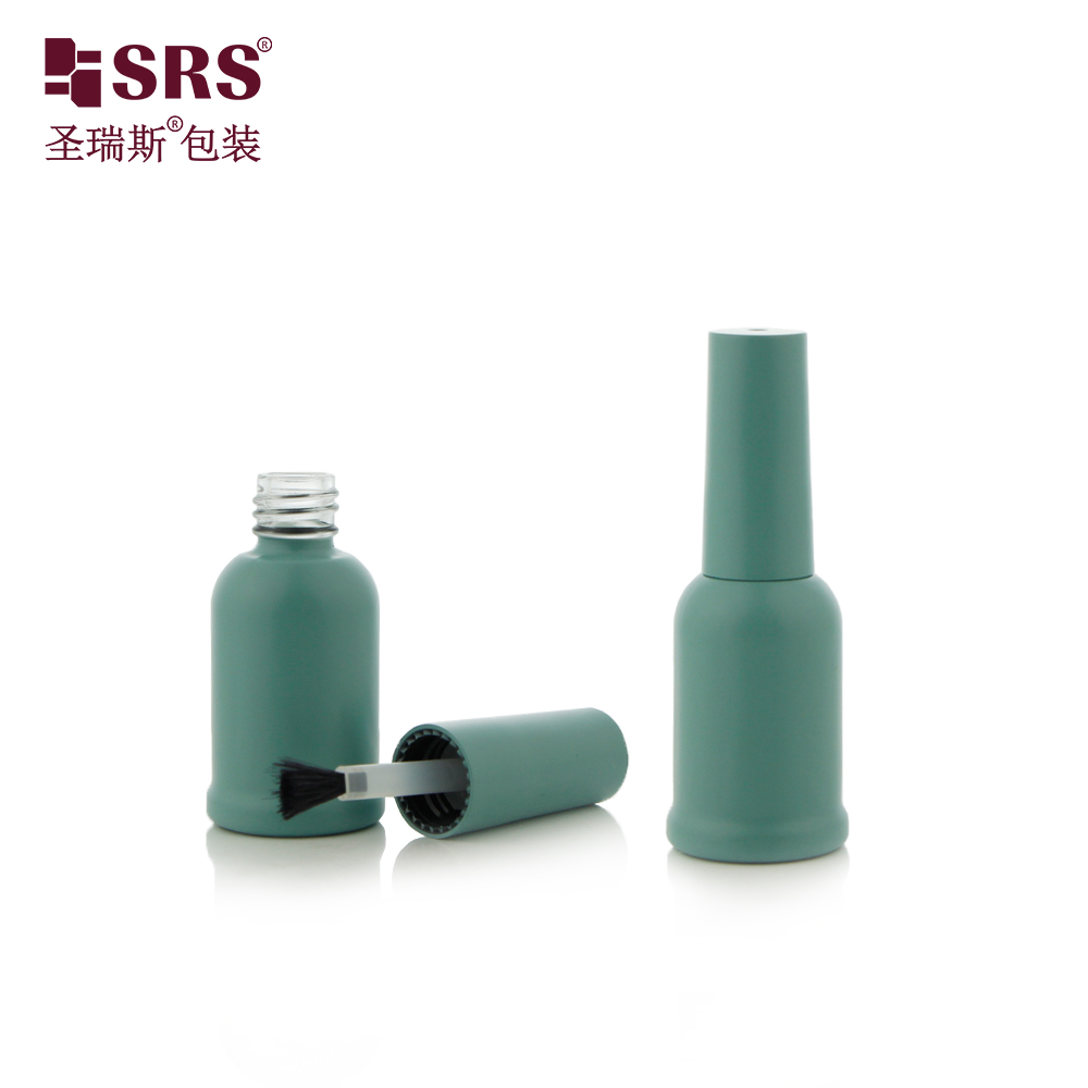 Wholesale Green 8ml Design Customized Private Label Gel Nail Polish Empty Classy Bottle