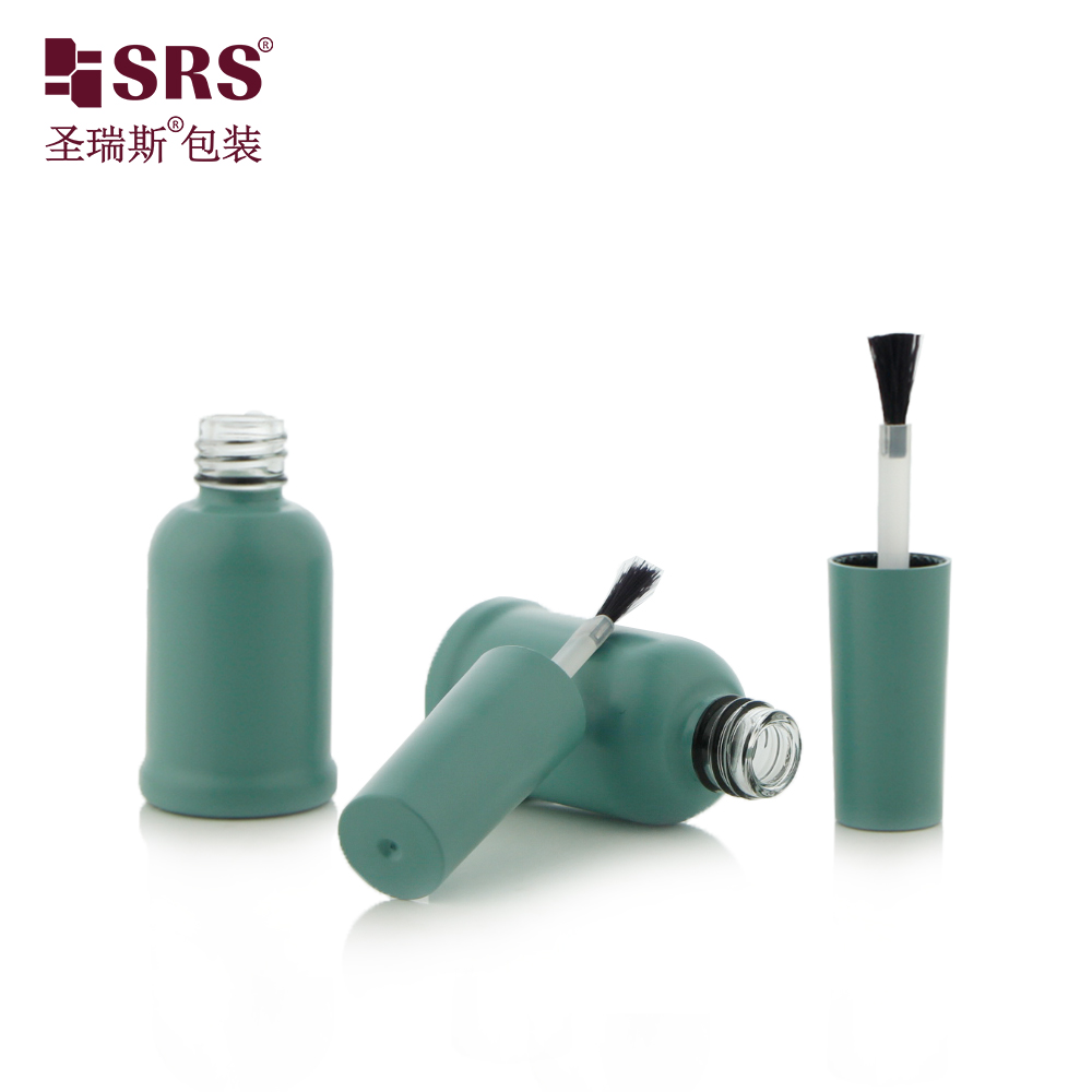 Wholesale Green 8ml Design Customized Private Label Gel Nail Polish Empty Classy Bottle