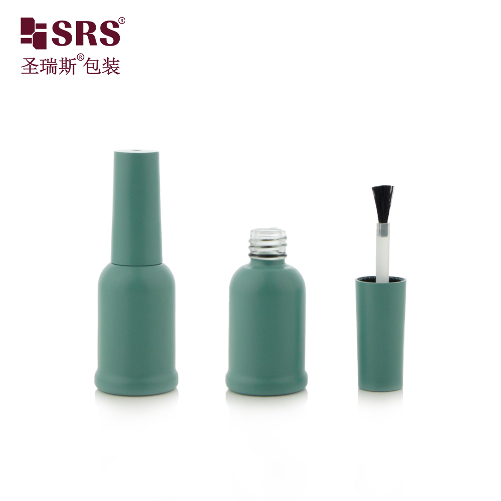 Wholesale Green 8ml Design Customized Private Label Gel Nail Polish Empty Classy Bottle