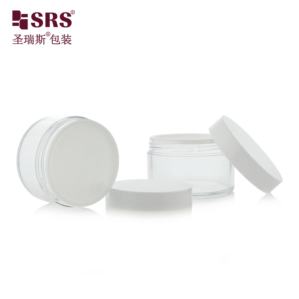 50g 80g 100g 120g 150g Empty Cosmetic Body Cream Container PET Plastic Jar
