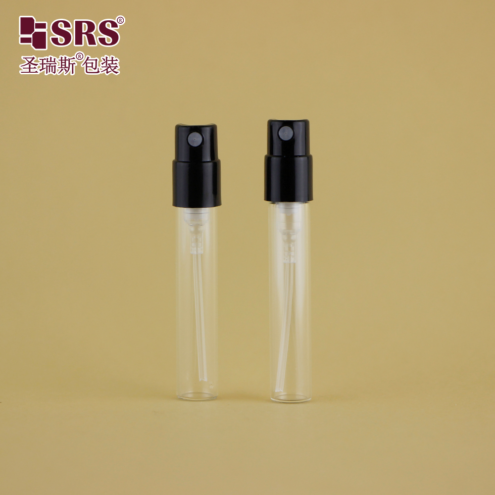 Wholesale Customized 2ml Atomizer Small Mini Empty Glass Spray Perfume Bottle With Spray Bottle